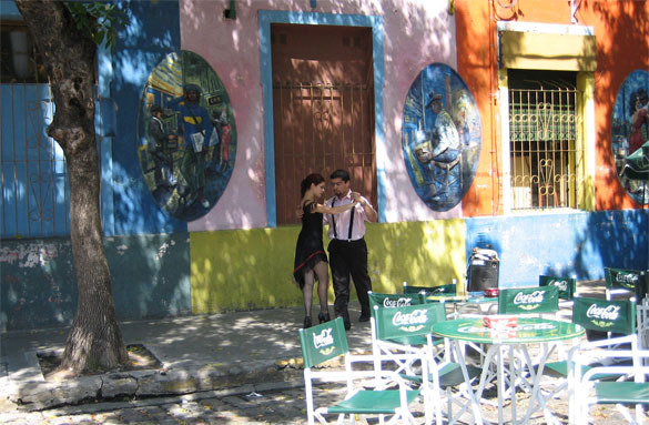 Tango i La Boca Caminito