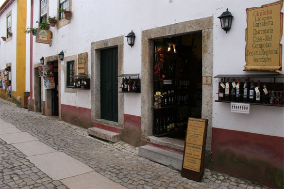 Vinshop i Óbidos